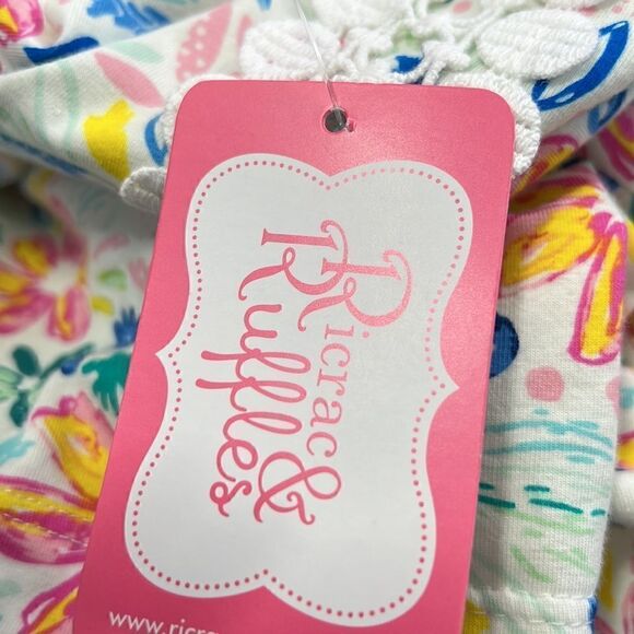 Ricrac & Ruffles Soft Shift Dress Small - Picture 8 of 8